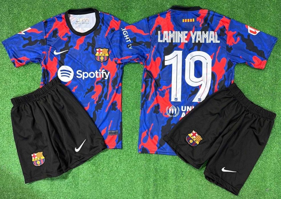 Lamine Yamal (Детски футболни тениски + шорти)