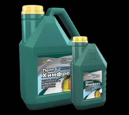 Очиститель Лепта Химфрез для удаления цементного молочка высолов