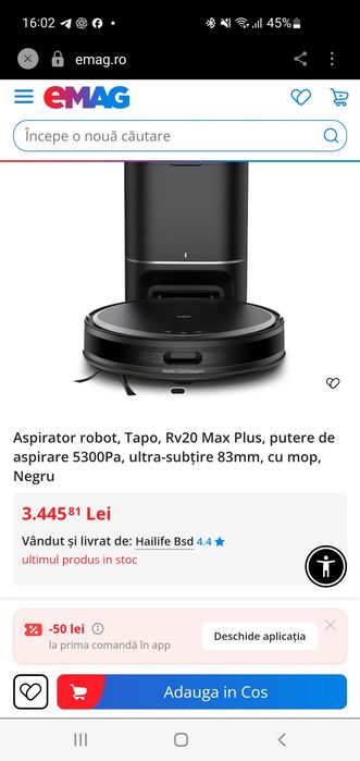 Aspirator  de camera