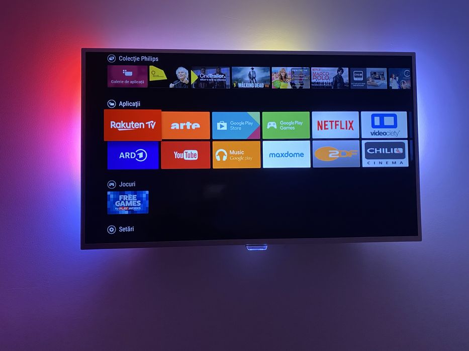 Tv smart philips ambilight