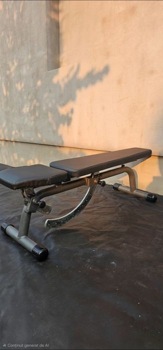 Banca reglabila profesionala, banca multifunctionala fitness bara biceps triceps