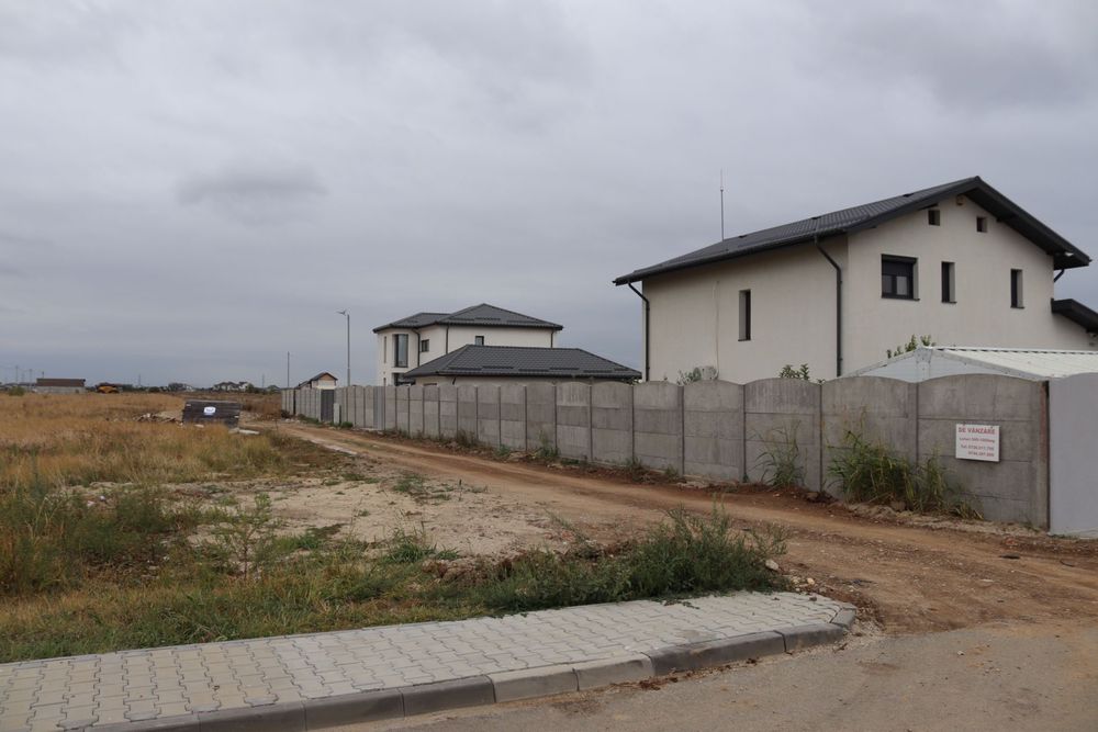 Teren 674 mp Dragomiresti Vale, str Lalelelor, deschidere 21m