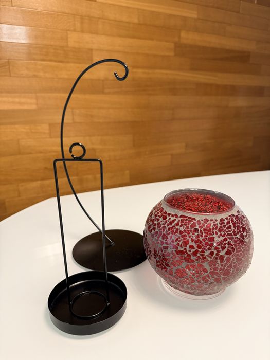 Lampadar suport lumanare pastila