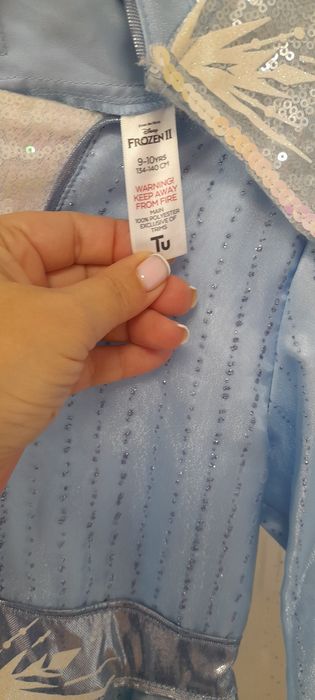 Карнавален костюм Елза от Замръзналото кралство 2, р-р до 150 см.