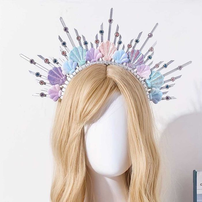 3 Диадеми корона „Сирена“ (Mermaid Halo Crown)