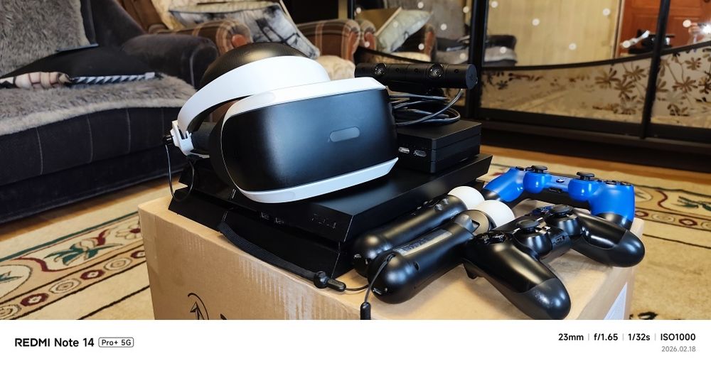 ПС 4 500 гигов с VR очками