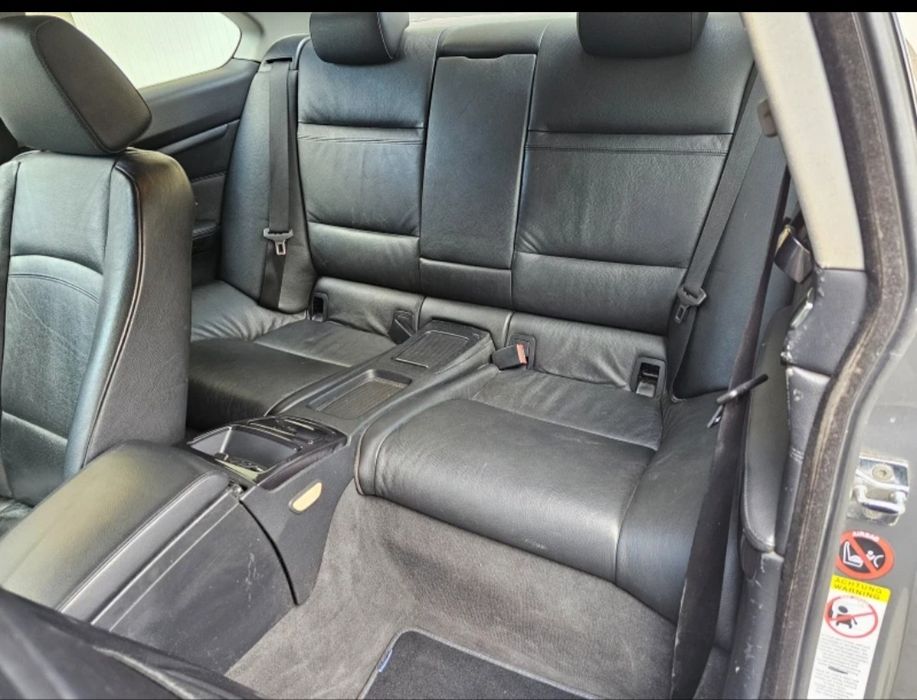 Перфектен Черен електрически кожен салон с подгрев и мемори за БМВ/BMW E92 Купе/Coupe
