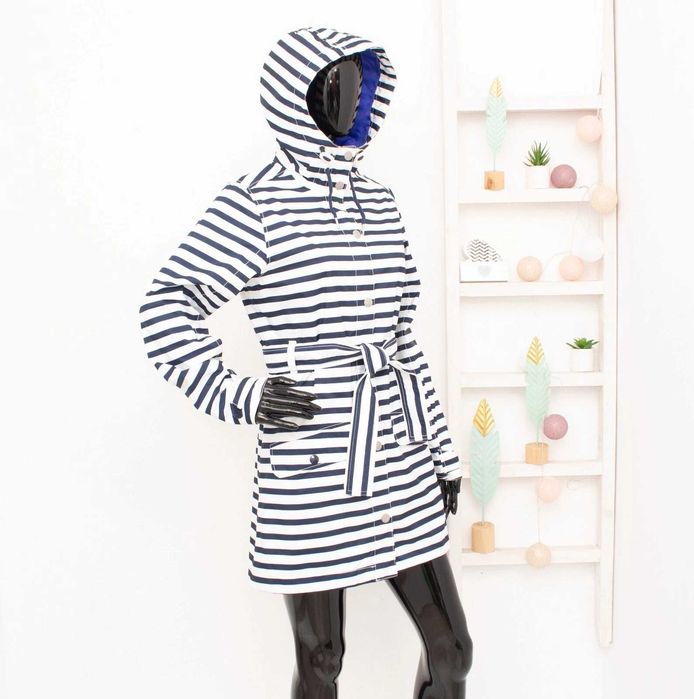 Helly Hansen Lyness дамско яке дъждобран синьо райе водоустройчиво S