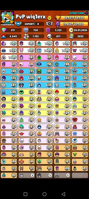 Аккаунт Brawl Stars