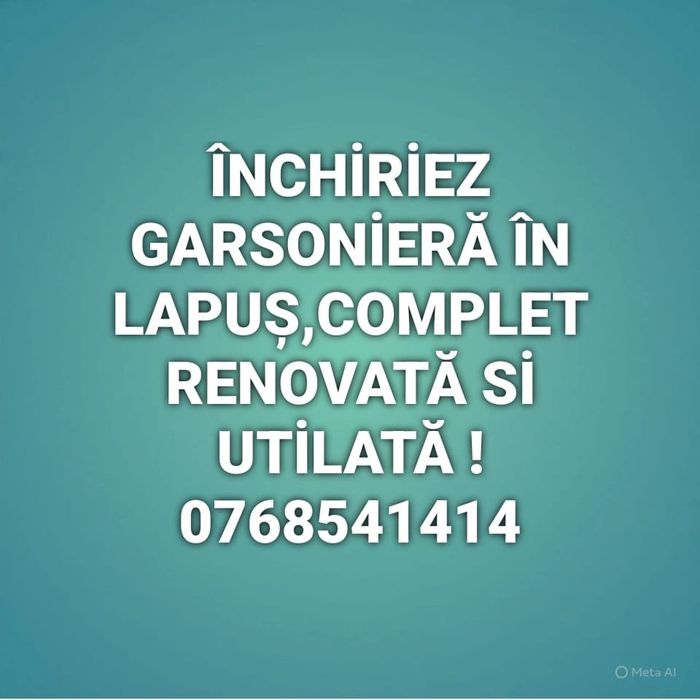 Închiriez/vând  garsoniera