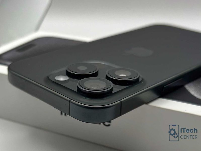 iPhone 15 Pro, 128GB, Black, 100% батерия, КАТО НОВ, ГАРАНЦИЯ!