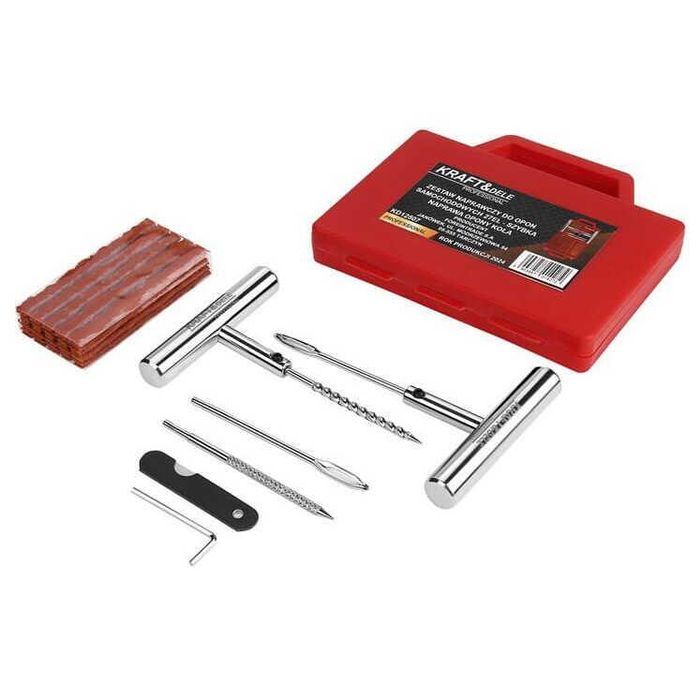 Chit reparatie pentru anvelope, 27 piese, Kraft