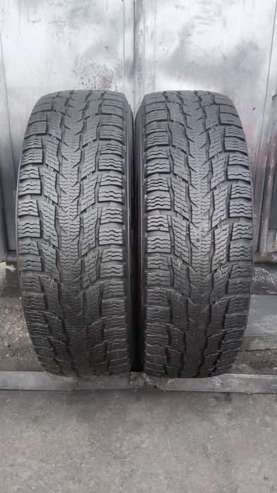 2бр. зимни бусови гуми 215/75/16C Nokian WRC3
dot23
7mm 
Добро състоян
