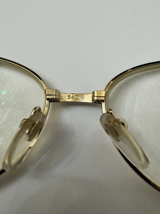 Ochelari vedere (rame) Flair titan placat aur diamnte safire rubine