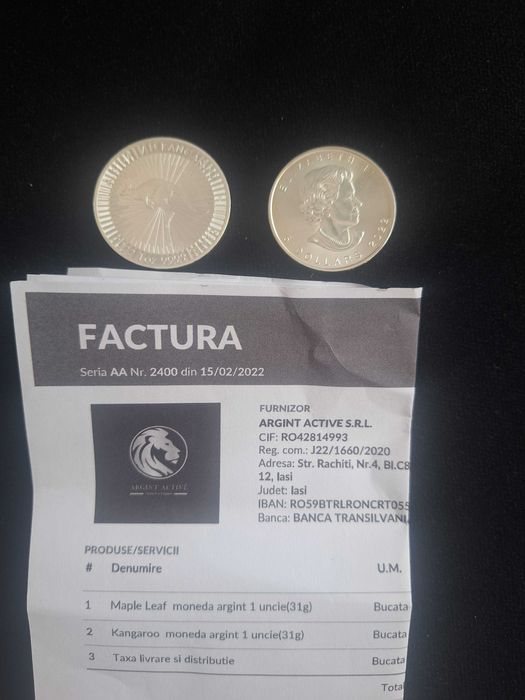 Monede argint investitie