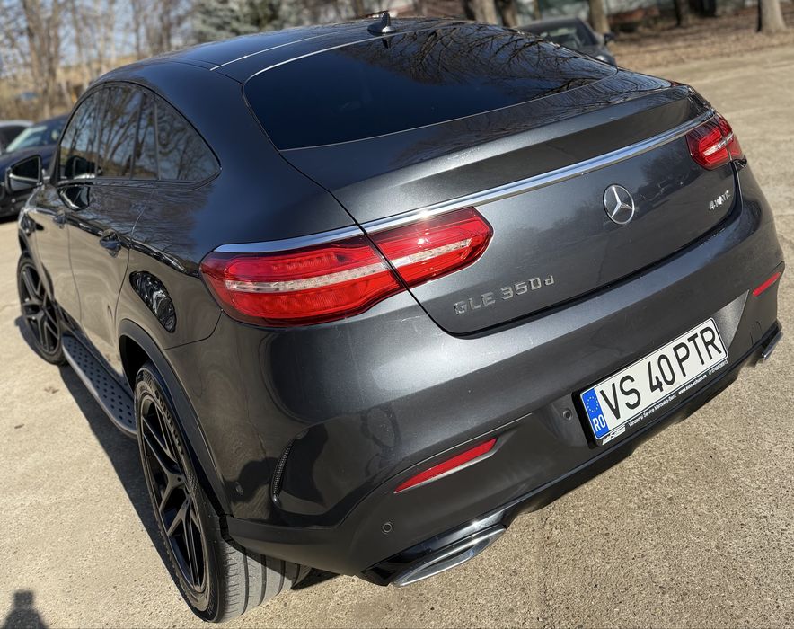 MERCEDES BENZ - GLE COUPE - GLE 350 CDI - AMG • LINE - 2015 - 3.0 Diesel V6  - Euro 6 - Full • Led - 4 • Matic - 4x4 - Automat - 258 Cai Putere