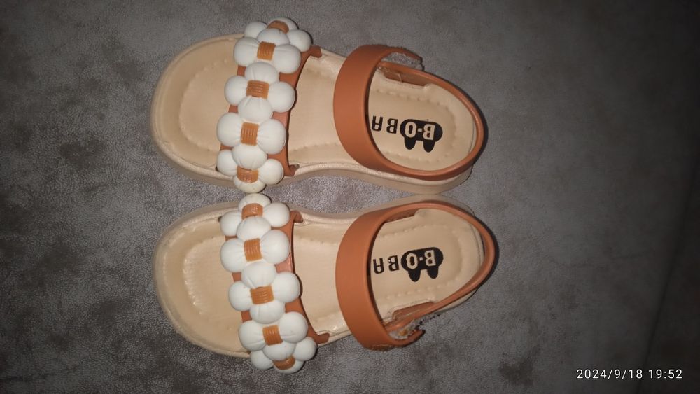 Сандали в садик.