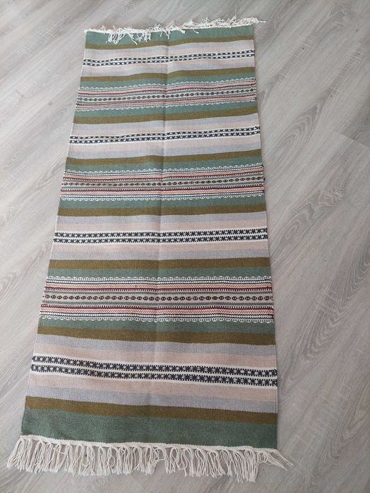 Covor rustic ,carpete lana - 2 bucati, model deosebit