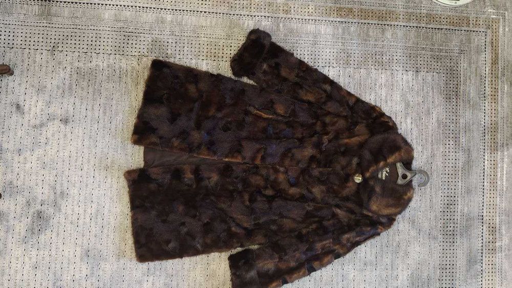 Шуба норковая из кусочков