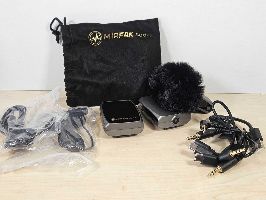 MIRFAK Audio WE10 Pro – безжична микрофонна система (Dual Transmitter)