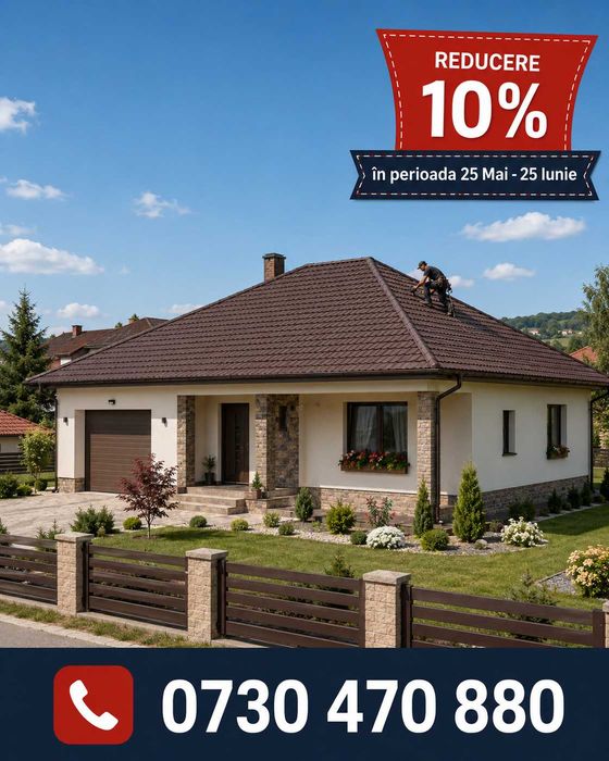Montaj Acoperisuri Reparatii Dulgherie, Mansardari, Sisteme pluviale, Montaj tigla metalica, Montaj Tigla ceramica