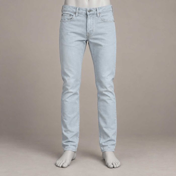 Мъжки дънки Levi’s 511 Slim W31 L34 – светлосиви, малко носени