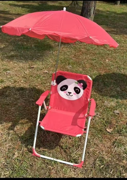 Детский складной стул с зонтиком