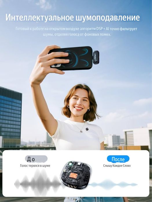 Godox C01 Kit 2 / Беспроводной микрофон / Доставка 24/7