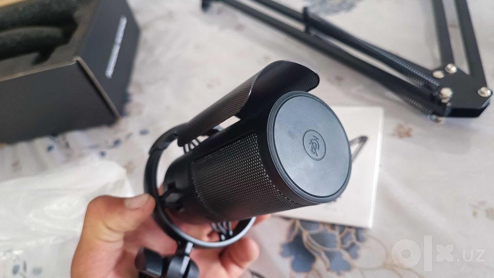 Shoshilinch! Kompyuter uchun RGB Mikrafon ikkitalik Petlichka SOVGʻA