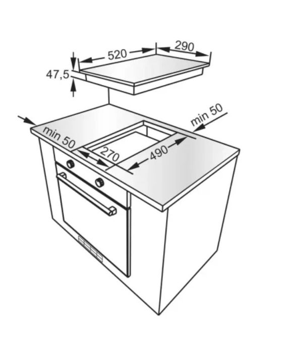 Стъклокерамичен плот двойка