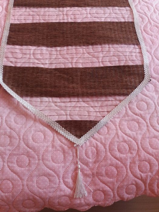 Срочно!Плед-одеяло х/б 150/200 см  и скатерть-салфетка разм.45×95 Турц