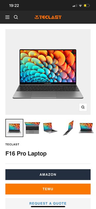 Laptop teclast f16pro