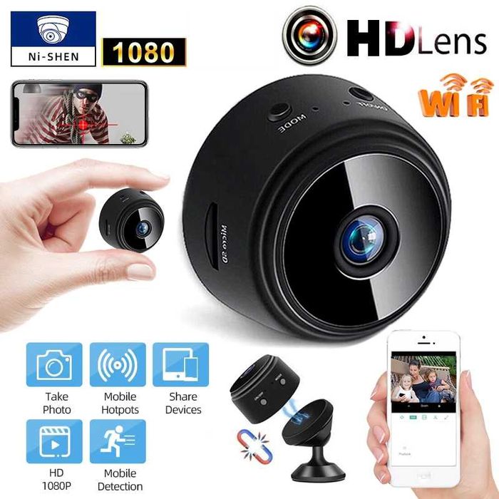 A9 Мини WiFi IP камера Видеонаблюдение Видеоняня, Беспроводное ОПТОМ!