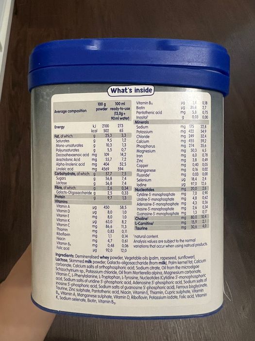 Смесь Humana Platin 1