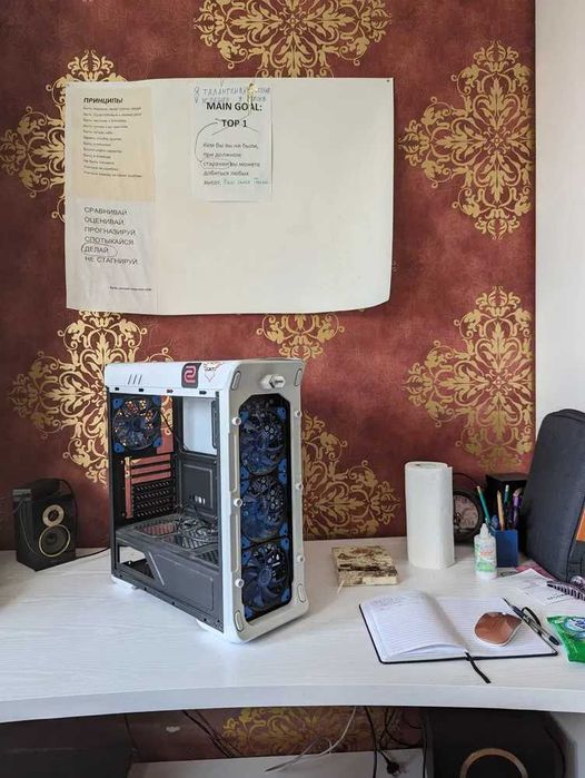 Белый корпус для ПК, ATX FORMAT