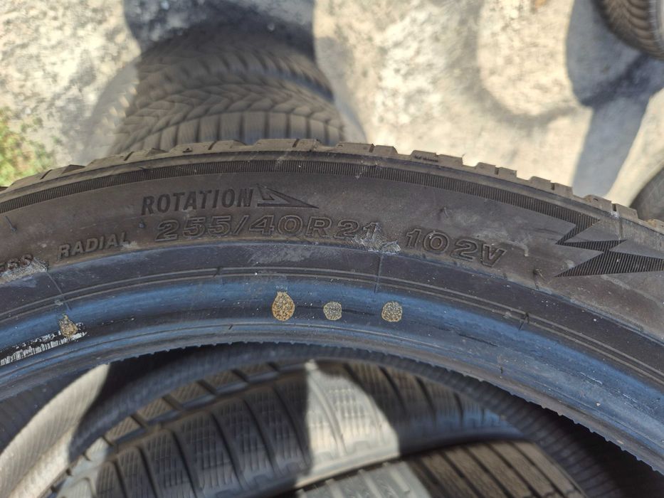 2 Anvelope de IARNA - 255/40/21 102V - Bridgestone Blizzak LM005 - Stare F BUNA - DOT 2022 !