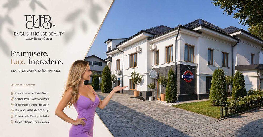 Epilare definitivă laser diodă Bistrița | English House Beauty Premium