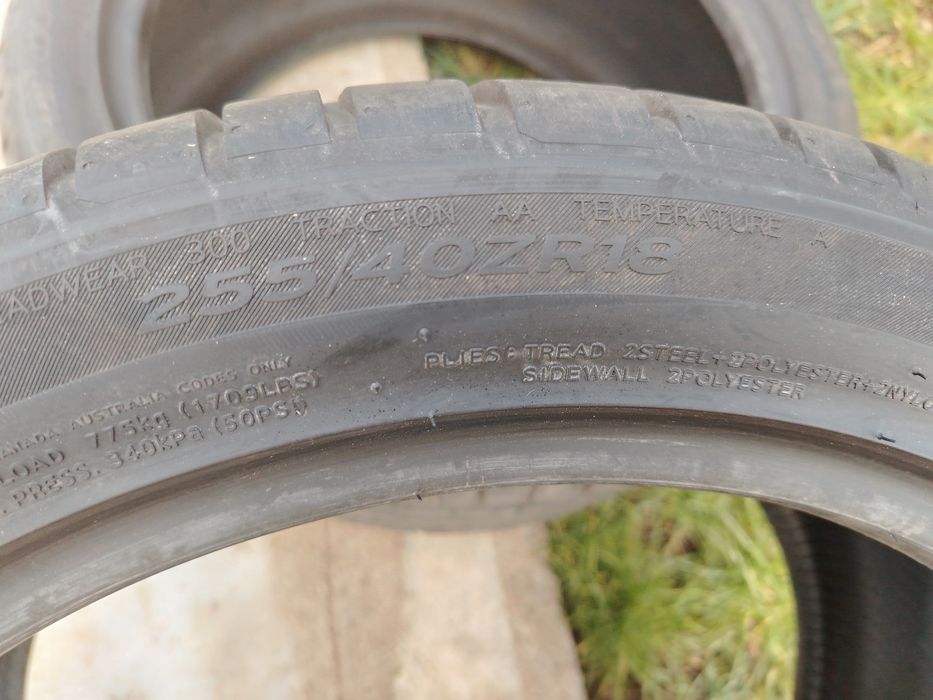 Гуми два броя 255/40/18