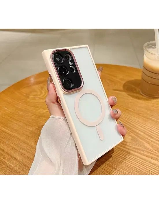 Husa Folie PC Fashio Magsafe Samsung S24 S25 PLUS ULTRA S23 PLUS ULTRA