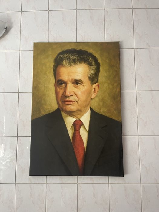 Tablou portret ceausescu