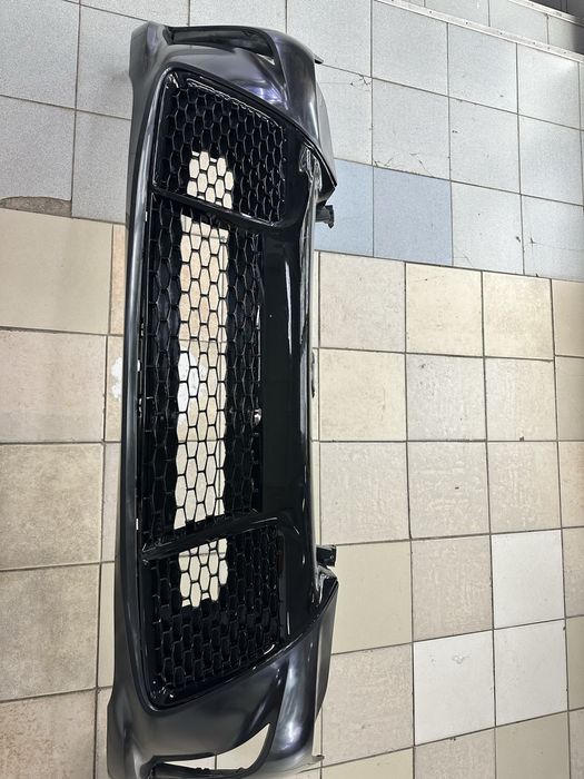 Решетка+бампер на Toyota camry 55