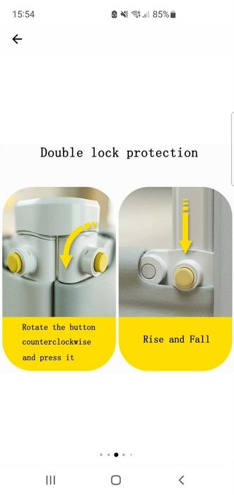 Bariera de protectie pentru pat