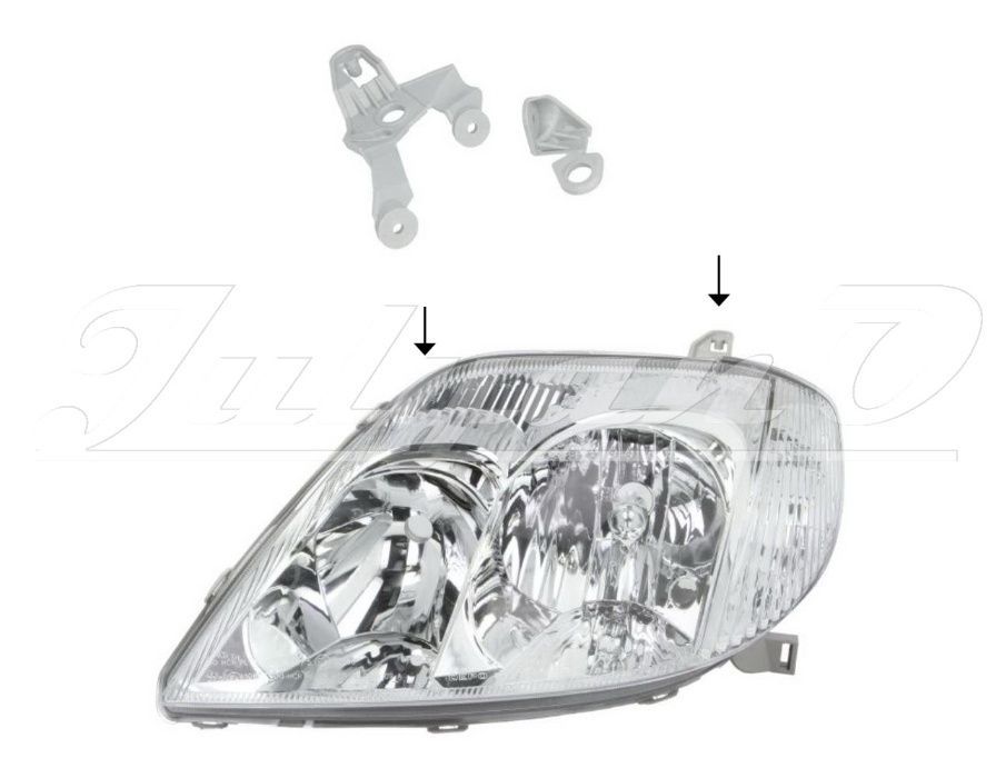 Щипки за фар за TOYOTA COROLLA E12