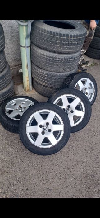 Джанти 4х100 от VW запазени с гуми