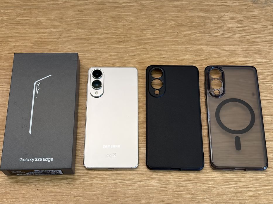 Samsung Galaxy S25 Edge 256GB / 12GB RAM – Titanium Silver – като нов