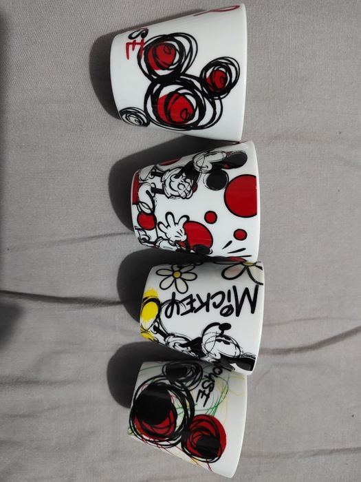 Set 4 cesti espresso Mickey Mouse