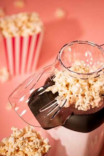 Aparat de popcorn,  Adler CR4458, 1200 W, capac transparent, alb