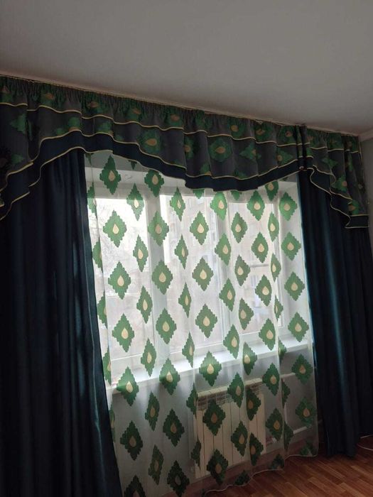 Шторы -комплект шторы + тюль