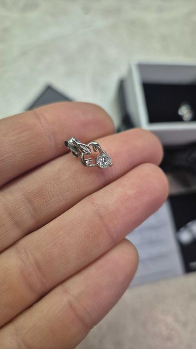 Сребърни обеци Silenti