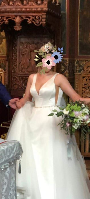 Rochie de mireasa simpla, Altesse Bridal, marime 40
